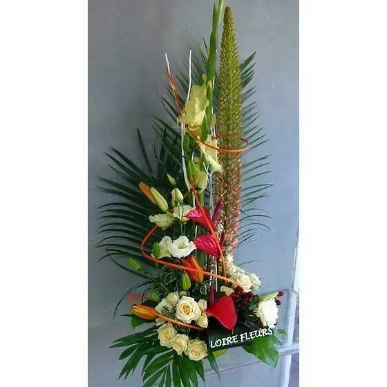 Composition florale haute